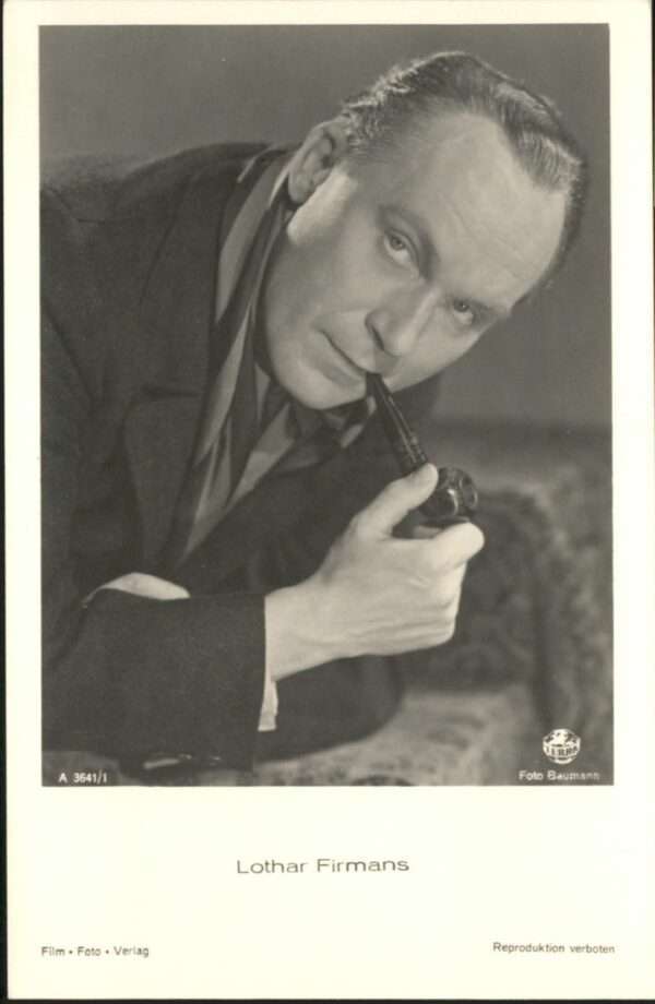Verlag Film-Foto-Verlag Nr. Lothar Firmans A 3641/1 Pfeife