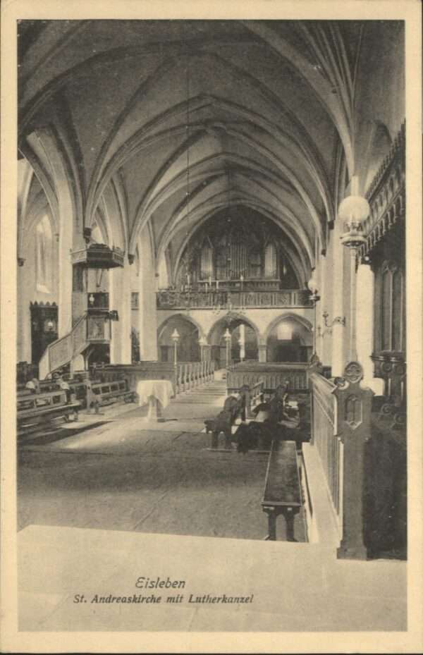 Kirchenorgel Eisleben St Andreaskirche Lutherkanzel
