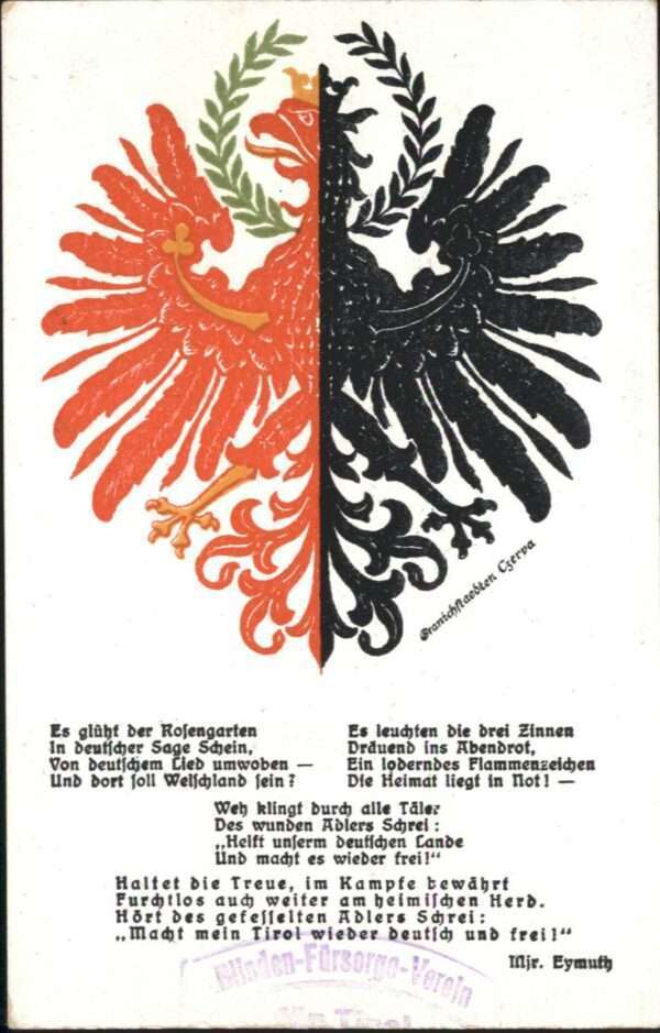 Liederkarte Wappen Eymuth