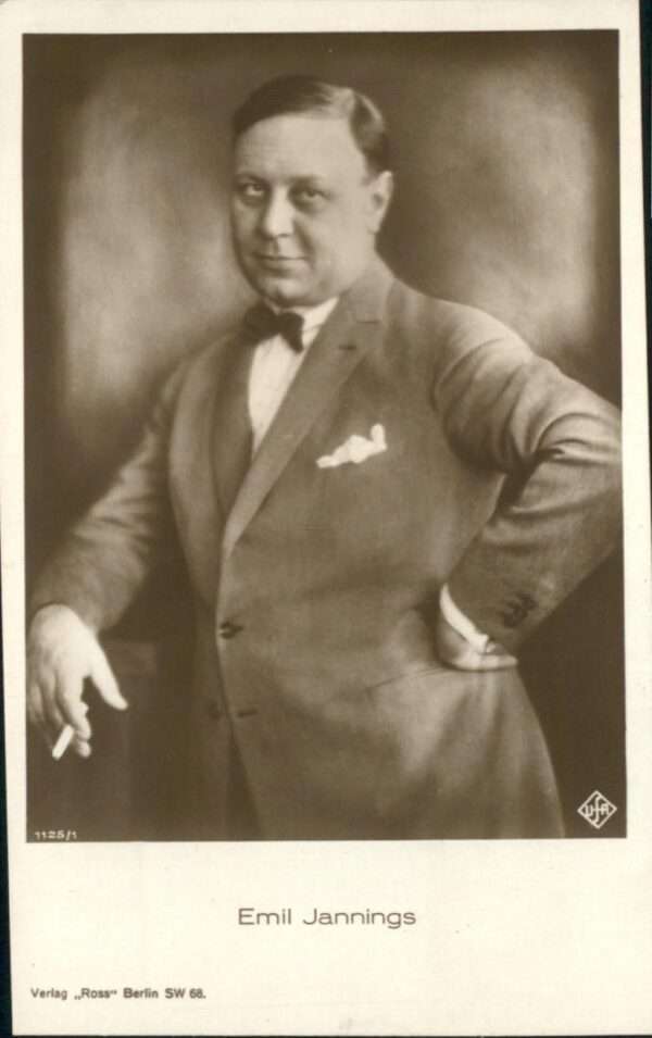 Verlag Ross Nr. Emil Jannings Zigarette 1125/1