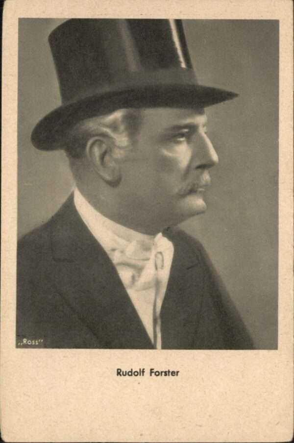 Verlag Ross Nr. Rudolf Forster Zylinder