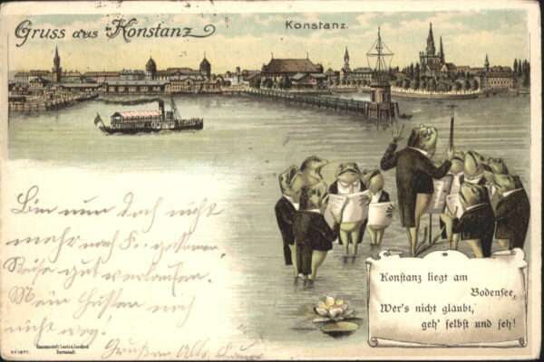 Vermenschlicht Frösche Konstanz