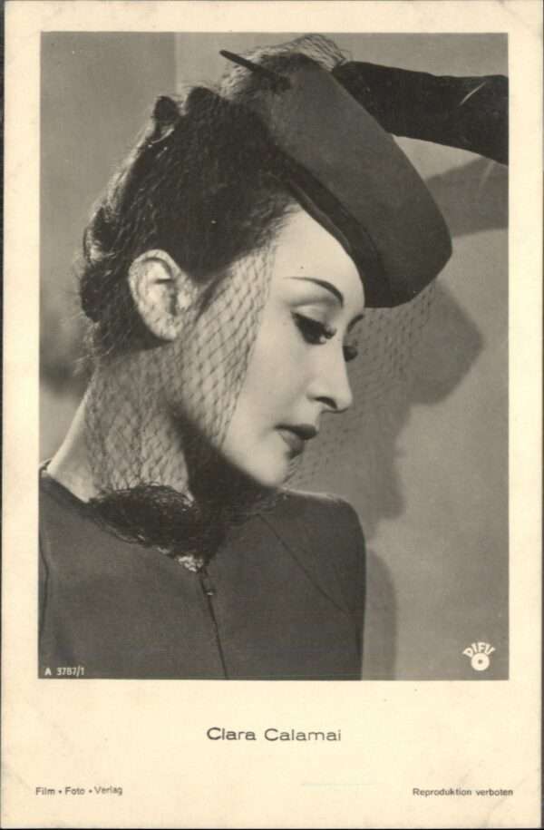 Verlag Film-Foto-Verlag Nr. Clara Calamai Hutmode A 3787/1