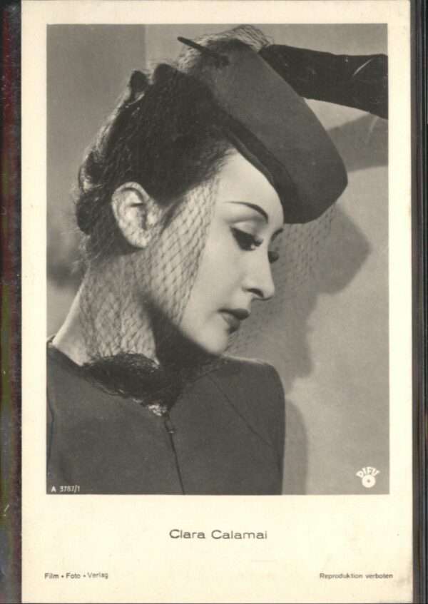 Verlag Film-Foto-Verlag Nr. Clara Calamai Hutmode A 3787/1