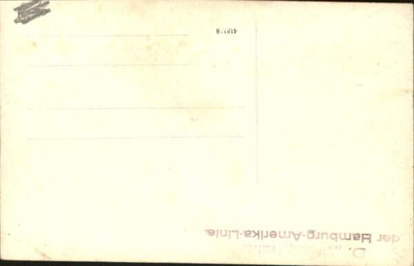 Dampfer Oceanliner Hamburg-Amerika Linie – Bild 2