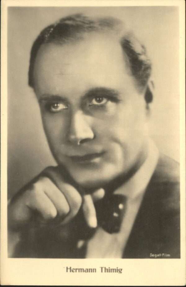Schauspieler Hermann Thimig