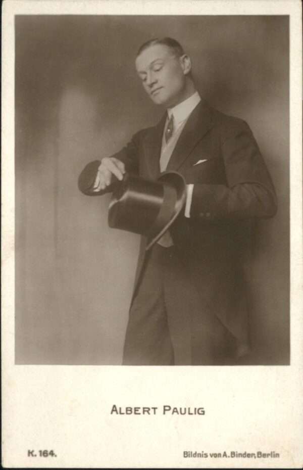 Schauspieler Albert Paulig K 164