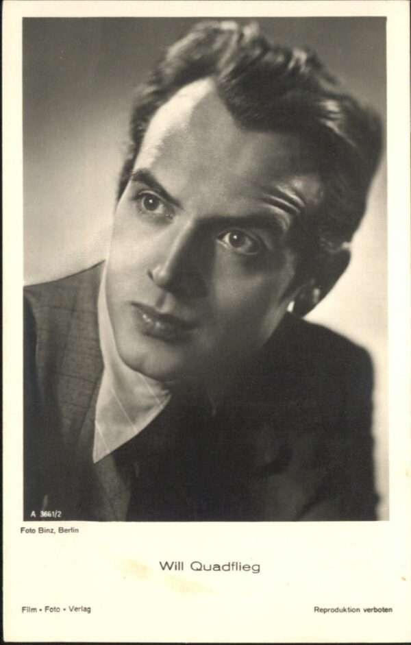 Verlag Film-Foto-Verlag Nr. Will Quadflieg A 3661/2