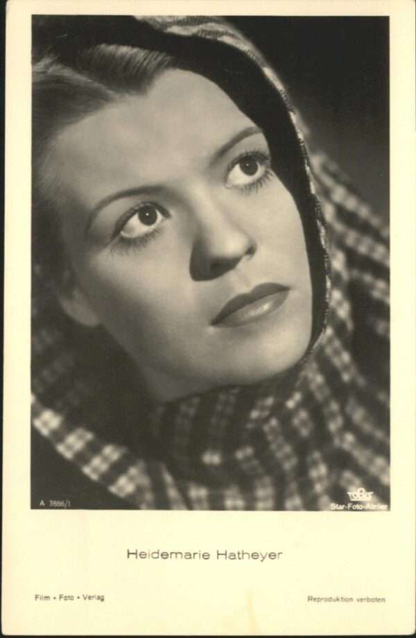 Verlag Film-Foto-Verlag Nr. Heidemarie Hatheyer A 3886/1