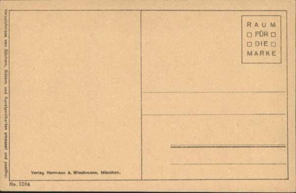 Kuenstlerkarte Volborth Königstochter Elster – Bild 2