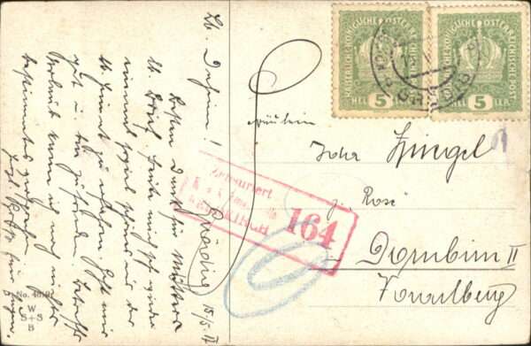 Kuenstlerkarte R. de Witt Glöckner Schlacht – Bild 2