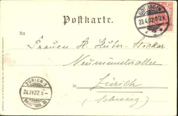 Kuenstlerkarte A. Hendschel Malerei Kind – Bild 2