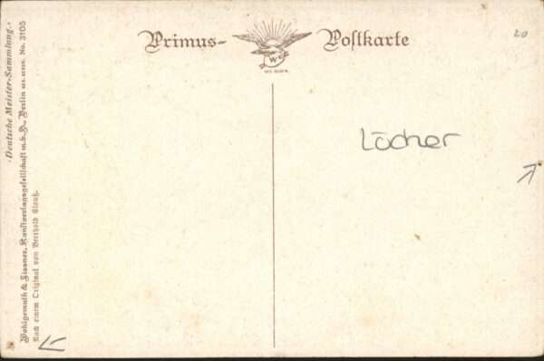 Kuenstlerkarte Berthold Clauss Feldblumen – Bild 2