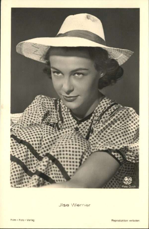 Verlag Film-Foto-Verlag Nr. Jlse Werner Hutmode A 3896/2