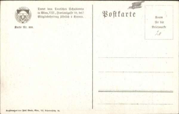Verlag Schulverein Nr Nr. 809 Pflügers Gebet Pflug – Bild 2