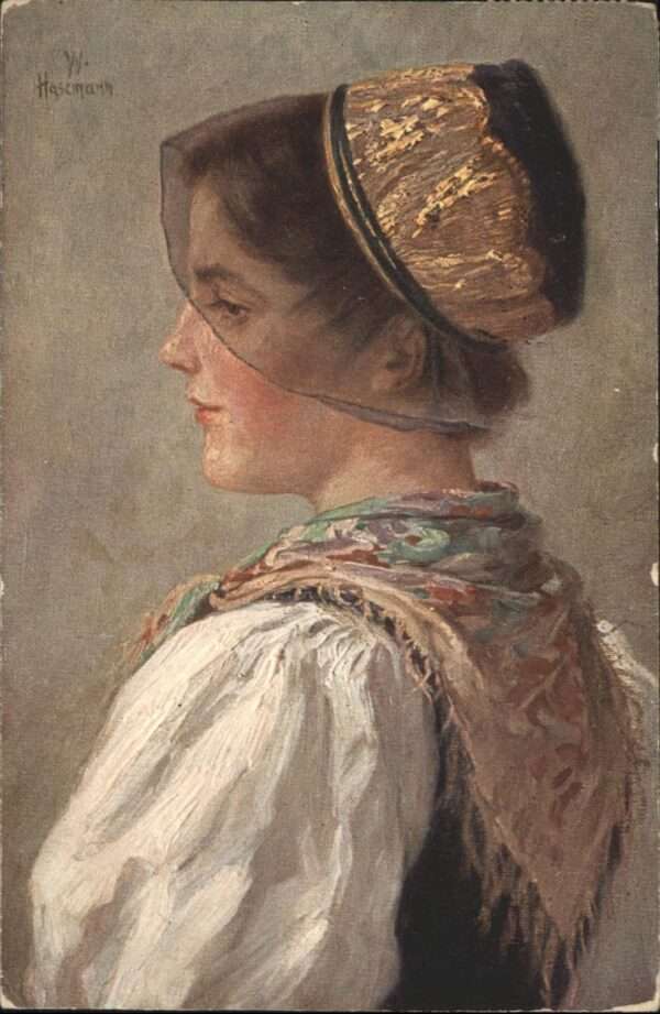Trachten Künstler W. Hasemann