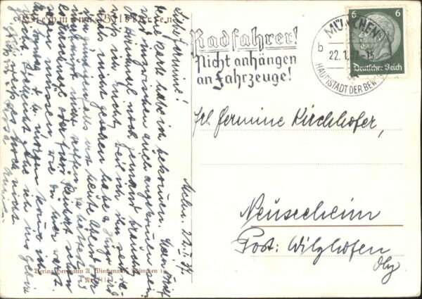 Kuenstlerkarte Poesie Erste Begegnung M. Schwind – Bild 2