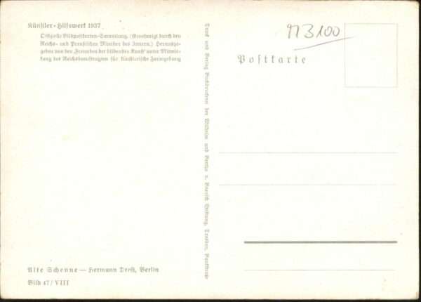 Kuenstlerkarte Hermann Droft Scheune – Bild 2