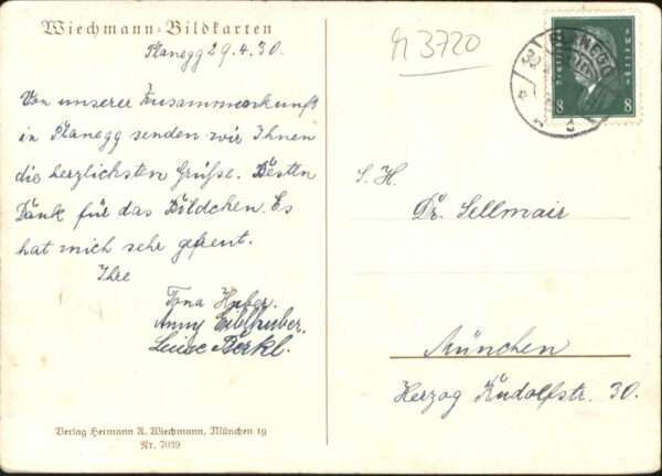 Kuenstlerkarte Matthäus Schieftl Andacht – Bild 2