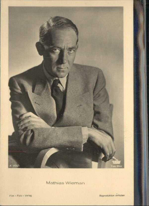 Verlag Film-Foto-Verlag Nr. Mathias Wiemann Zigarette A 3435/1