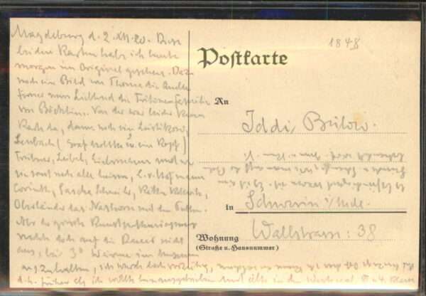Kuenstlerkarte Fritz v. Uhde Heilige Drei Könige – Bild 2