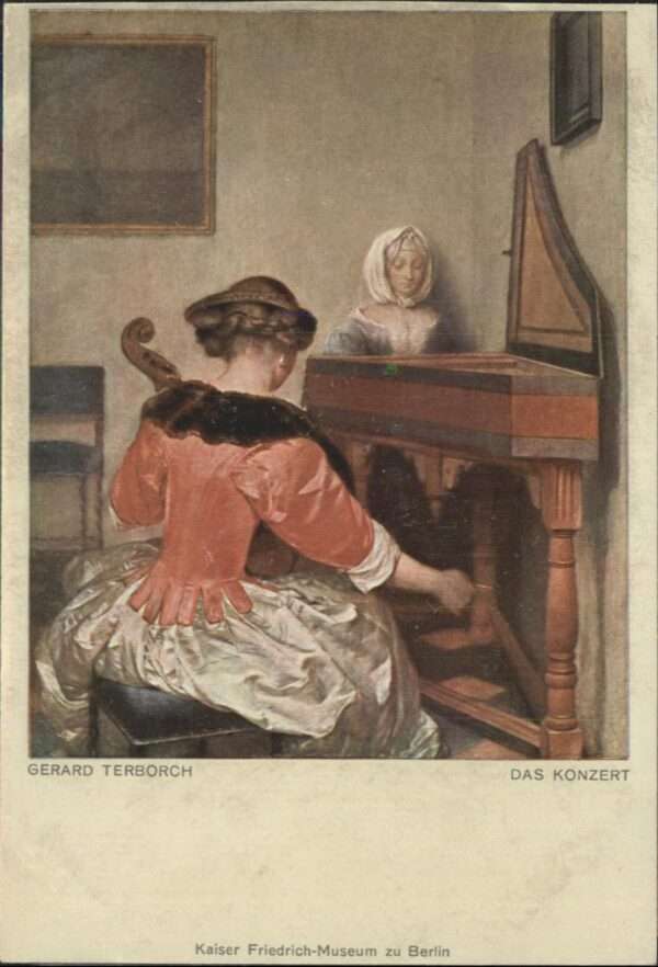 Kuenstlerkarte Gerard Terborch Konzert