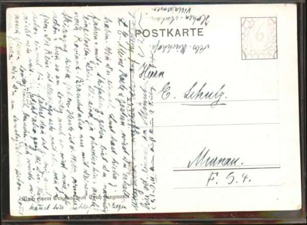 Kuenstlerkarte Erich Stegmann Allgäu – Bild 2
