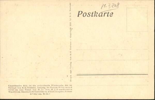 Scherenschnitt Schattenbildkarte Künstler Diefenbach – Bild 2