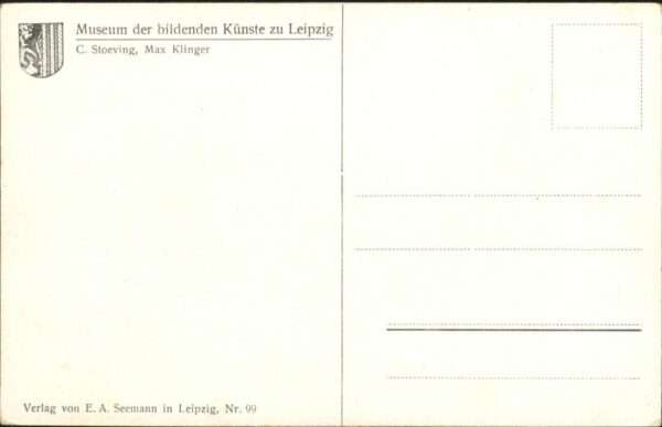 Kuenstlerkarte Max Klinger – Bild 2