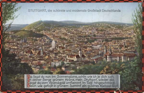 Kuenstlerkarte Hans Böttcher Stuttgart Vers