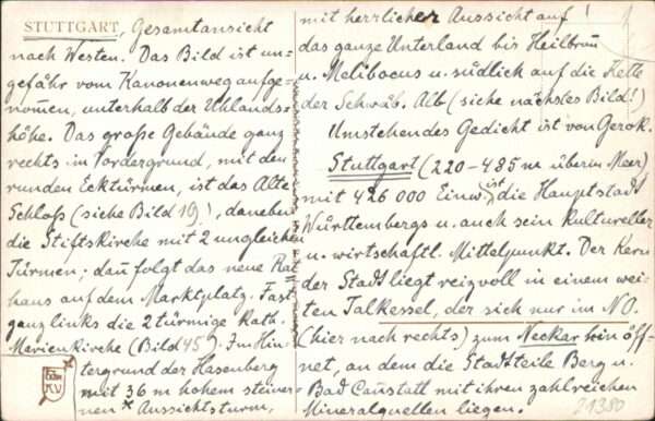 Kuenstlerkarte H. Böttcher Stuttgart – Bild 2