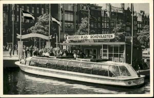 Amsterdam Niederlande Rondvaarten Schiff