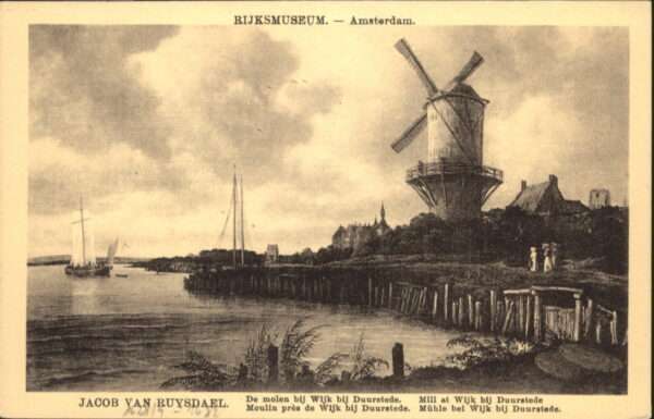Amsterdam Niederlande Molen Schiff