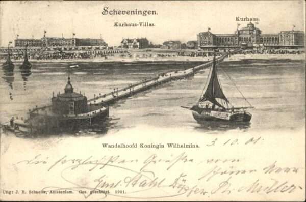 Scheveningen Kurhaus Villas Schiff Wandelhoofd König