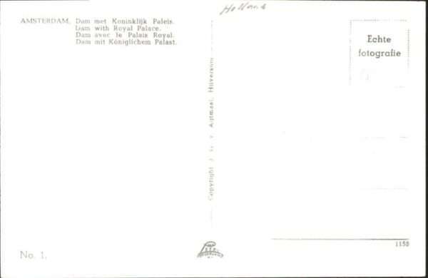 Amsterdam Niederlande Dam Paleis – Bild 2