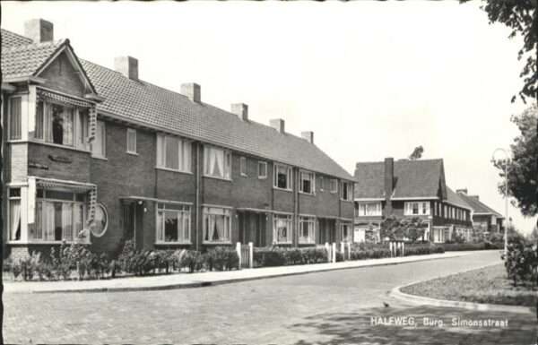 Halfweg Noord-Holland Simonsstraat Brug