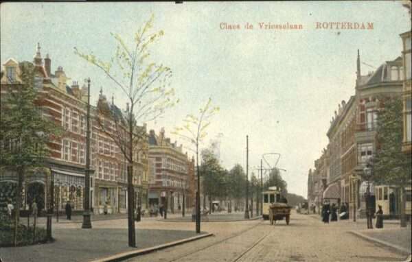 Rotterdam Claes de Vriesselaan Strassenbahn