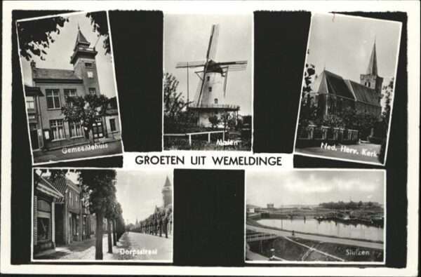 Wemeldinge Kerk Sluizen Gemeentehuis