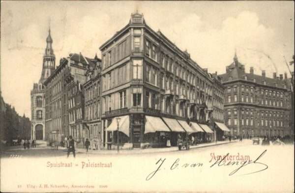 Amsterdam Niederlande Spuistraat Paleisstraat