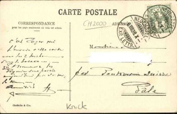 Neuchatel NE Poste et la Port – Bild 2