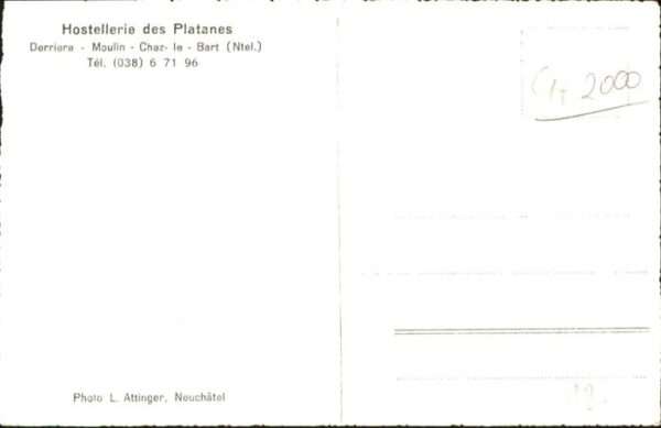Neuchatel NE Hotel des Platanes – Bild 2