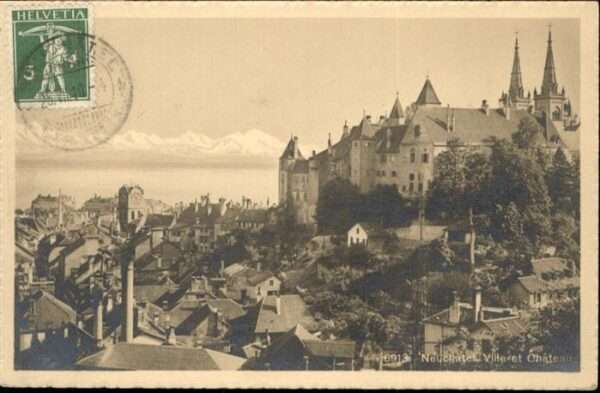 Neuchatel NE Ville et Chateau