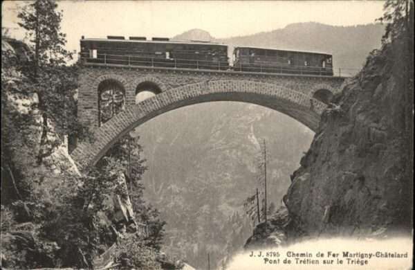 Matigny Chemin Brücke Zug