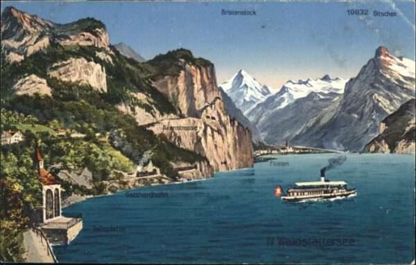Vierwaldstaettersee Gitschen Bristenstock Tellsplatte Schif