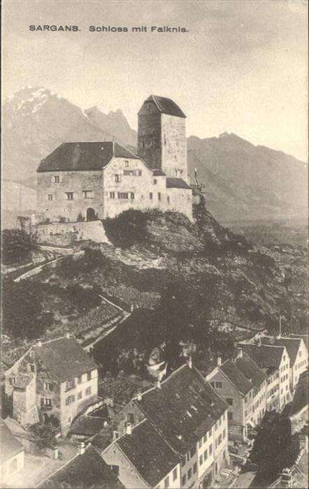 Sargans Schloss  Falknis