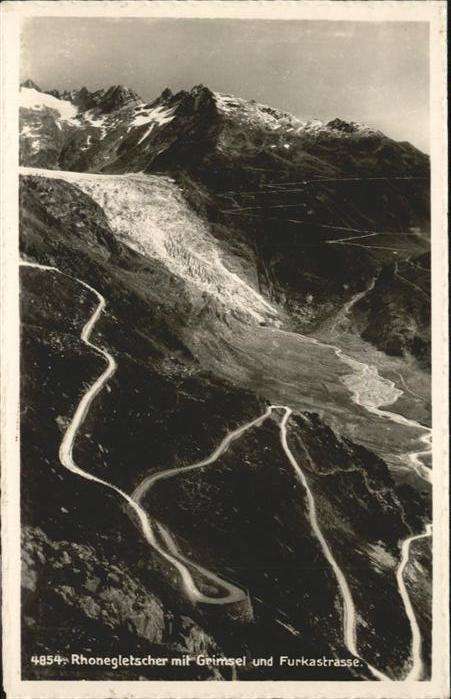 Rhonegletscher Glacier du Rhone Grimsel Furkastrasse