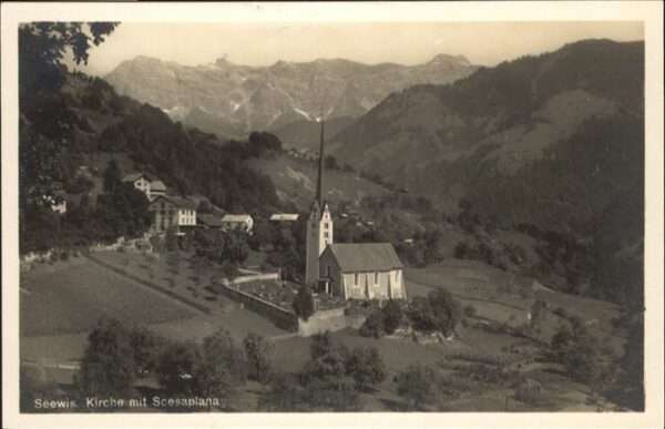 Seewis Kirche  Scesaplana