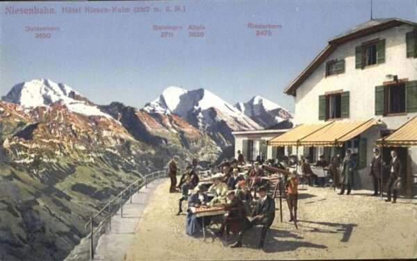 Niesen Bahn Doldenhorn Balmhorn Rinderhorn Hot