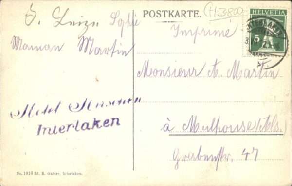 Interlaken BE Grands Hotel Victoria Jungfrau – Bild 2