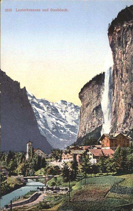 Lauterbrunnen BE Staubbach